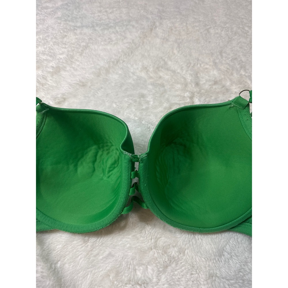 Cacique Lace Underwire Bra Womens 42DDD Green Good Padded Full Coverage - Picture 6 of 6